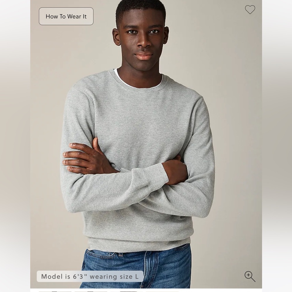 J. Crew Men’s Crewneck Sweater- Size S